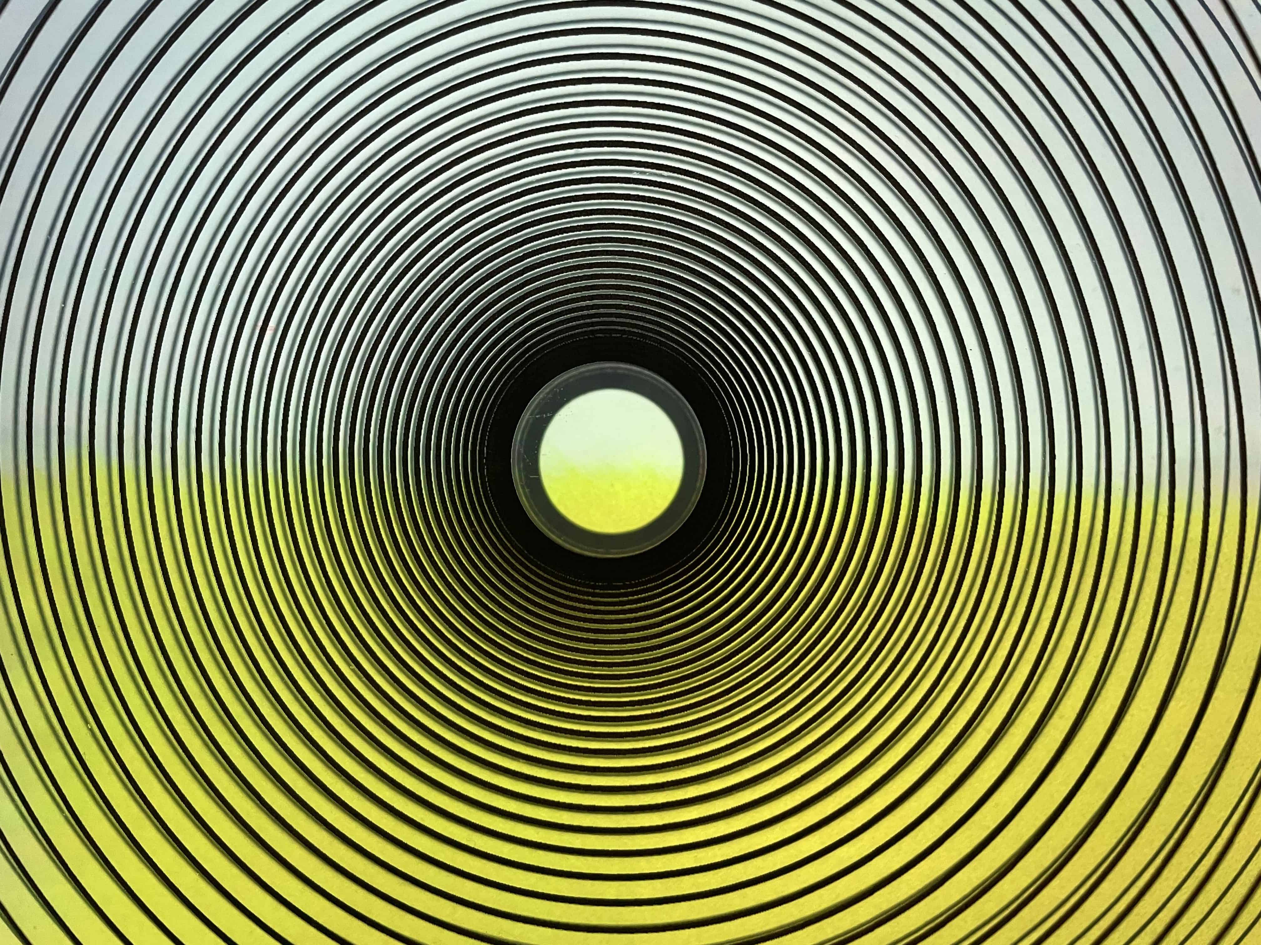 Moiré effect tests with film photography backgrounds